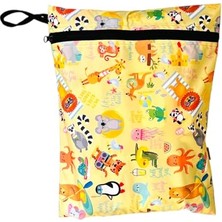 Yorni Su Geçirmez Bebek Kirli Bez Kıyafet Islak Mayo Çantası (30X37 Cm)