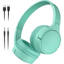 Belkin Soundform Mini Çocuk Kablosuz Kulaklık – Dahili Mikrofon, 30 Saat Çalma, Eğlenceli Çıkartmalar, Okul, Seyahat, Iphone, Ipad, Galaxy Için Kulak Üstü Tasarım