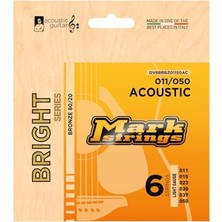 Bright 80/20 Bronze 11-50 Akustik Gitar Teli