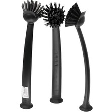 Rınnıg Bulaşık Fırçası Koyu Gri - 3'lü Set