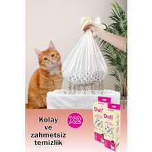 Kedi Kumu Filtresi, Elekli Filtre, Kokusuz – Kedi Tuvaleti Temizleme Filtresi, Kedi Bakım, Kolay ve Zahmetsiz Temizlik, Kapalı ve Açık Tuvaletler Için Uyumludur, 2'li Paket