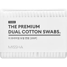 Mıssha Yumuşak Dokulu, Çift Taraflı Pamuklu Çubuk Dual Cotton Swabs 200 Adet