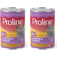 Kuzu Etli ve Havuçlu Pate Yetişkin Kedi Konservesi 395 gr 2li Paket