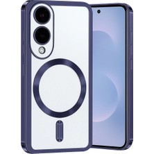 Newface Samsung Galaxy S25 Edge Kross Magneticsafe Kapak - Lacivert