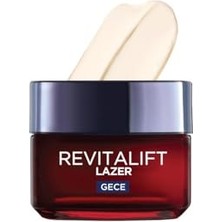 L'oreal Paris Revitalift Lazer Yoğun Yaşlanma Karşıtı Gece Bakım Kremi (50 Ml)