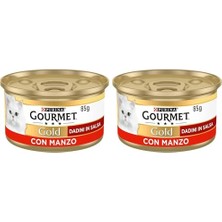 Sığır Etli Yaş Kedi Maması 85 gr (2 Paketi)