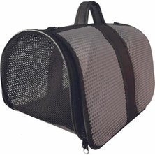 Bypet Havalandırmalı Pvc Dokulu Kedi Taşıma Çantası, Uçak Seyahatine Uygun