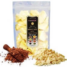 Hanzade Bitkisel Yenilebilir Saf Katı Kakao Yağı 100 gr