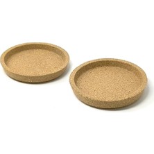 365+ Mantar Bardak Altlığı, 2'li Paket Kahverengi