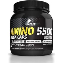 Olimp Amino 5500 400 Kapsül Amino Asit İçerikli Yüksek Kaliteli Sporcu Besini Türkiye Menşeli