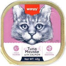 Ton Balıklı ve Somonlu Alutray Yaş Kedi Maması 40GR