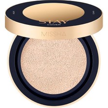 Mıssha Uzun Süre Kalıcı, Yüksek Kapatıcılık Sağlayan Cushion Stay Cushion SPF40/PA++ (NO.21P Fair)