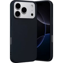 Newface Apple iPhone 17 Pro Max Nano Içi Kadife Silikon - Siyah