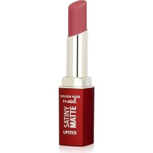 Bey Mood Satiny Matte Lipstick No:06 Peach Amber - Mat Ruj