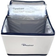 PF15 Thermo-Pure® Teknolojisi ile Elektriksiz&buzsuz Hızlı Soğutma / 16 Saat Soğuk Muhafaza Katlanır Outdoor Kamp Piknik Termal Termos Buzluk Soğutucu Çanta + 6 Adet Thermo-Pure® Jel Paket