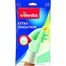 Vileda Extra Sensation ELDIVEN,%100 Doğal Lateks, L