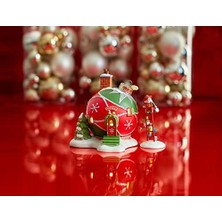 Tuba Toptaş Department 56 Village Pole Serisi Parlak Vurgular, Köy Figürü, 9,5 Cm, Çok Renkli