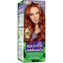 HDY Store Wella Koleston Naturals Kalıcı Saç Boyası 6/34 Bakır Kumral Canlı Renk Etkisiyle