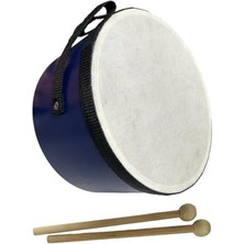 Midex ORF-TF-13BL Örf Aletleri Askılı Mavi Çocuk Davulu ve Yer Davulu