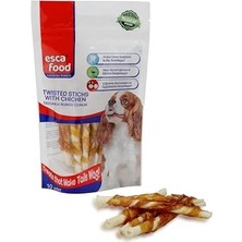 Tavuklu Burgu Kemik 12 Santimetre 10'lu 70 Gram Köpek Ödül Maması