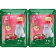 Pouch Tavuk ve Pirinçle Ton Balığı 85 gr (2 Paketi)