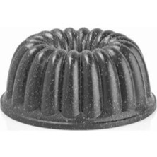 Thermoad Döküm Kek Kalıbı Gri 26 cm Yüksek Isı Dayanımlı Yapışmaz Kaplama ile Derin Tasarım