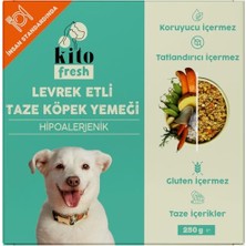 Kito Fresh Levrek Etli Köpek YEMEĞI%100 Taze Içerikli Mama 250 gr