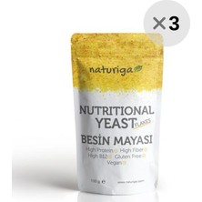 Naturiga Nutritional Yeast (Besin Mayası) 100 gr Yüksek Proteinli Vegan Aroma ve Gluten İçermez