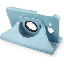 Newface Samsung Galaxy T280 Tab A 7 Kılıf 360 Tablet Deri Kılıf - Turkuaz