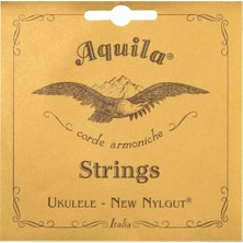 Aquila 23U Bariton Ukulele Tel Seti, 4 Telli, Gcea Akort, Naylon, 85 cm