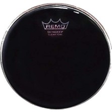 DA-4390-SD-SC053 Darbuka Derisi Dx Serisi Skyndeep Cleartone 9inc 38INC Collar Crimped Hoop Black Smoke Desenli