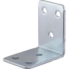 Mobilya Dolap Köşe Bağlantı Sabitleme L Demir Köşebent Gönye 45X45X30 mm (10 Adet)