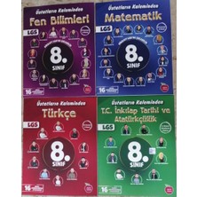 Newton Yayınları Lgs 8. Sınıf Üstatların Kaleminden  Fen, Matematik, Türkçe ve Inkılap Branş Denemeleri 4lü Set