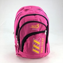 Lucky Bag Genç Okul Çantası Pembe Ergonomik Askı ve Ped Destekli Taşıma Özellikleriyle 45 x 30 x 17 cm