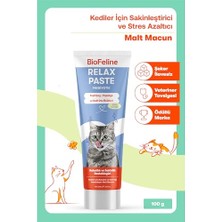 Biofeline Rahatlatıcı Macun 100G ve Kediler Için Günlük Strese Karşı Rahatlık Sağlayan Sakinleştirici Macun