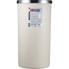 Lenox 35 Lt Çöp Kovası, Kapaklı, 30 x 56 Cm, Bej