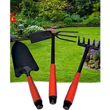 Calperia 3 Parça Hobi Bahçe Seti (Tırmık, Kürek)