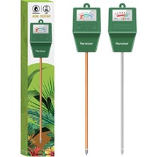 Toprak Test Cihazı, Toprak Nemi/ph Ölçer, Bahçe Çiftliği Çim Test Kiti Aracı, Dijital Bitki Probu, Iç Mekan Dış Mekan Su Hidrometresi, Pil Gerekmez