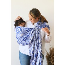 Zubu Halka Sling Açık Mavi Babysling 3-18 Ay İçin Pamuk Karışımı ile Ergonomik Taşıma