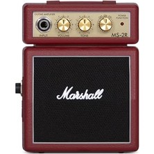 Marshall Ms-2r Ms2 Mini Amp, Kırmızı [ingiltere'den Ithal]