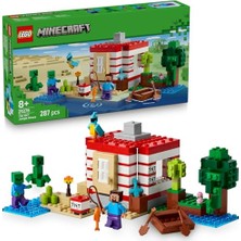 LEGO Minecraft Tnt Büyük Orman Evi 21275-8 Yaş ve Üzeri Minecraft Hayranı Çocuklar Için Video Oyunu Temalı, Koleksiyonluk Yaratıcı Oyuncak Yapım Seti, Doğum Günü Hediyesi Fikri (287 Parça)