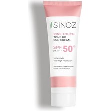 Pink Touch SPF50+ Cilt Aydınlatıcı Pembe Yüz Güneş Kremi 50ML-TÜM Ciltler Için-Pa++++