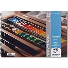 Suluboya Bloğu 300 gr - A3 - 20 Yaprak Spiralli