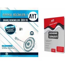 Bilgi Sarmal Yayınları AYT Sosyal Bilimler 1 30 x 16 Branş Denemeleri Üniversite Hazırlık Sınavı