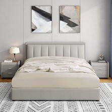 | Jersey |%100 Doğal Pamuklu Tek/çift Kişilik Lastikli Çarşaf Ekru