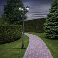 Eglo 22145 "laterna 4" 192 cm Yüksekliğinde Alüminyum Döküm Dış Mekan Bahçe Aydınlatması Direk IP44