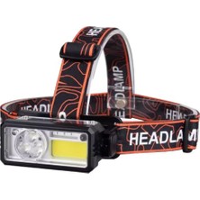 Kafa Lambası Feneri Sensörlü LED Far USB Şarj Edilebilir Ultra Yüksek  Ayarlanabilir Açı Su Geçirmez Kafa Lambası Dağ Tırmanışı Gece Balıkçılık [ A+] Küçük Hafif          [ A++]