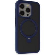 Joko iPhone 15 Pro Zorda Airbag Magsafe Standlı Kapak - Lacivert