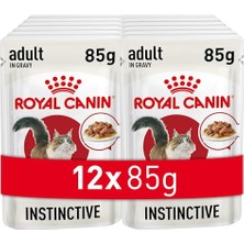 Royal Canin Instinctive Gravy Pouch Yaş Kedi Maması 85 gr x 12 Adet