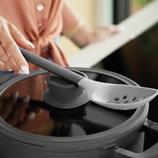 Tuba Toptaş Leo Stone Yapışmaz Kapaklı Alüminyum Döküm Tencere 24X11 cm